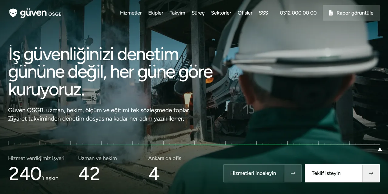 OSGB website screen